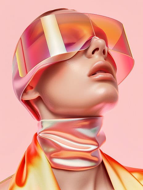 L'Oréal beauty cover design. World moda wow design ::3.5 I can't believe how beautiful it is ::1 view of metallic, futuristic. Featuring a sleek, reflective chrome finish. The scene is minimalistic, with a high-tech, cyberpunk aesthetic that emphasizes the advanced and modern design. UHD. ::1 --ar 3:4 --style raw --sref 109585890 --personalize 7zyrg3l --sw 1000 --stylize 700 --v 6 Job ID: 96d2edd2-b06c-4335-af01-0aaa39e17008
